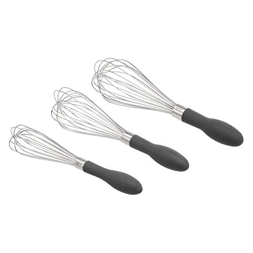 Stainless Steel Wire Whisk Set for Cooking (3 Count)