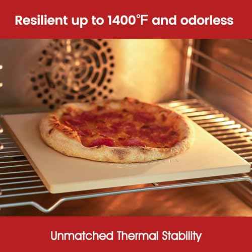 12x12x0.6 Inch Cordierite Pizza Stone