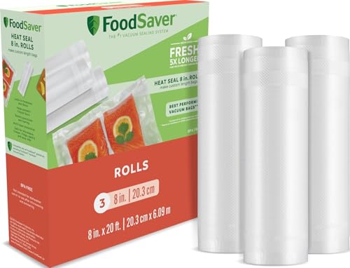 Custom Fit Airtight Food Storage and Sous Vide Vacuum Sealer Bags (3 Count)