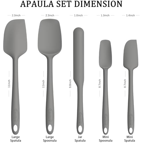 Silicone Spatula Set of 5