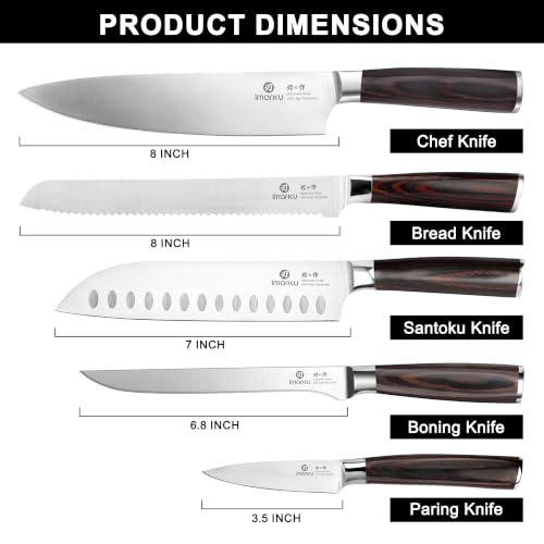 5PCS Kitchen Knife Set (5 Count)