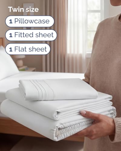 Twin Size 3 Piece Sheet Set