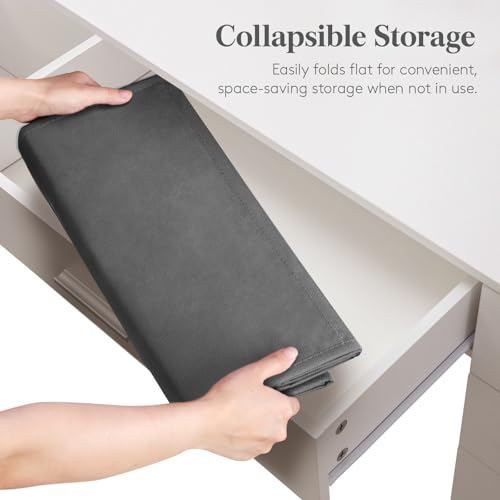 1 Pack Over the Door Organizer 10 Section Hanging Storage Dark Gray