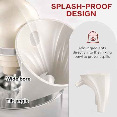 Flour Funnel for Kitchen Aid Mixer