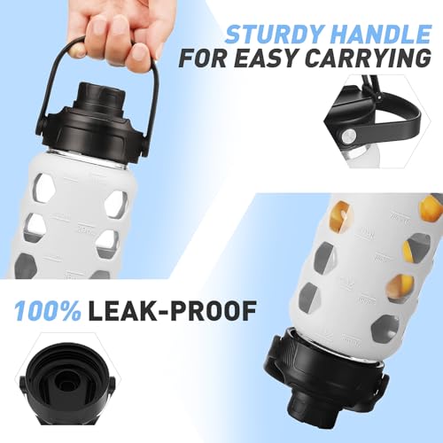 Glass Water Bottle