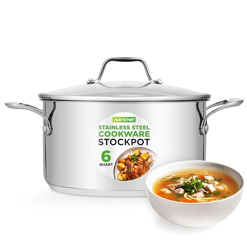 6 Quart Stainless Steel Stockpot