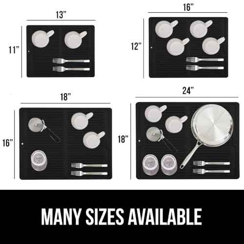Patented BPA Free Silicone Dish Drying Mat