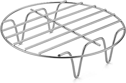 4.9" Round Cooking Rack Versatile Stainless Steel Grid Grill Steamer Rack