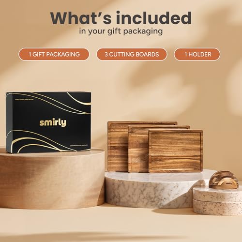 Cutting Boards for Kitchen (3 Count)