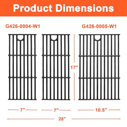 17" Grates & Grill Parts Kit for Charbroil Performance 4 Burner
