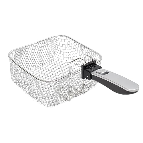Deep Fryer with Adjustable Temperature Control Nonstick Basket Easy