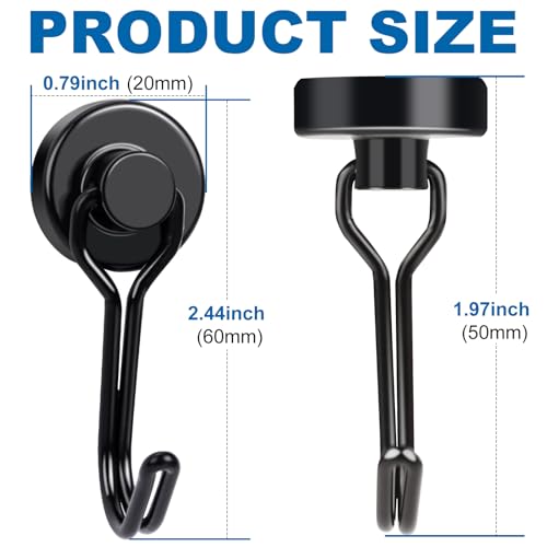 Magnetic Hooks (6 Count)