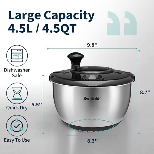 Stainless Steel Salad Spinner