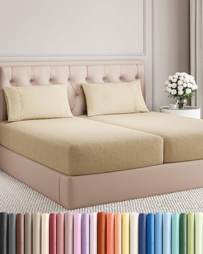 Split King Size 5 Piece Sheet Set