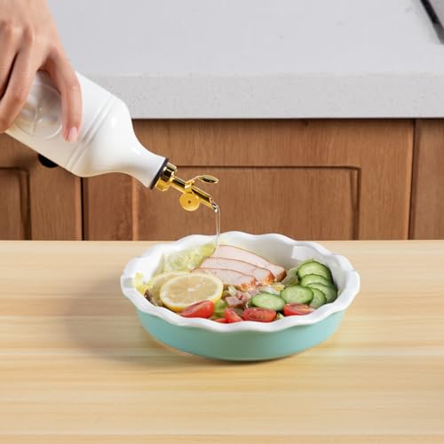 Sweejar 16 Oz Ceramic Olive Oil Dispenser Bottle