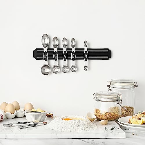 Stainless Steel Magnetic Measuring Spoons Set of 8