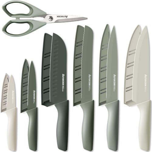 Knife Set 13 Pieces Kitchen Knives Set with Healthy Anti
