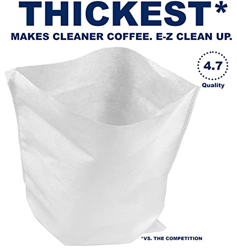 50 Pack) Cold Brew Coffee Filters, 12" x 13", Compatible with Leading Home Cold Brew Makers and Systems (50 Count)