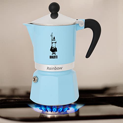 Rainbow Moka Pot in Light blue (3 Count)