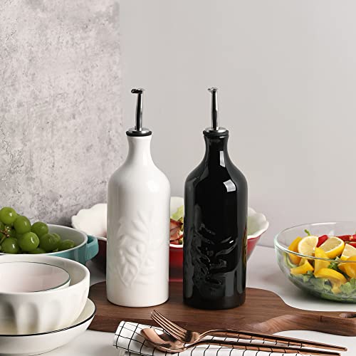 Sweejar Ceramic 20 Oz Olive Oil Dispenser Bottle