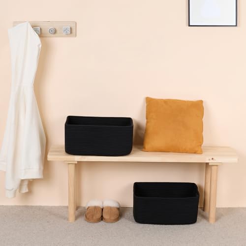 Large Storage Baskets for Shelves (2 Count)