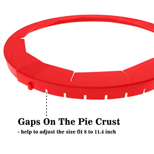 Adjustable Silicone Pie Crust Shields (2 Count)