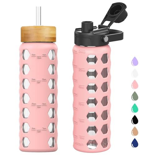 Glass Water Bottle