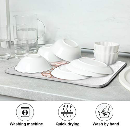 Super Absorbent Dish Drying Mat