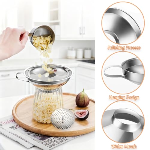 Canning Funnel with Strainer (3 Count)