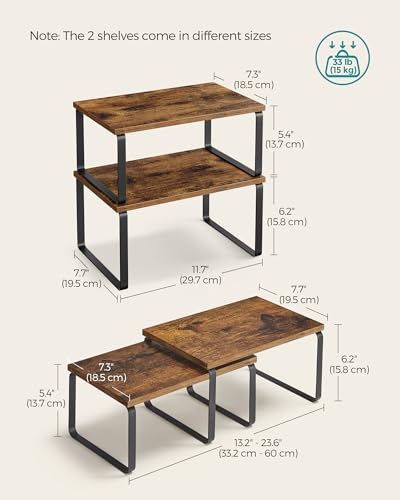 Cabinet Organizer Shelf (2 Count)