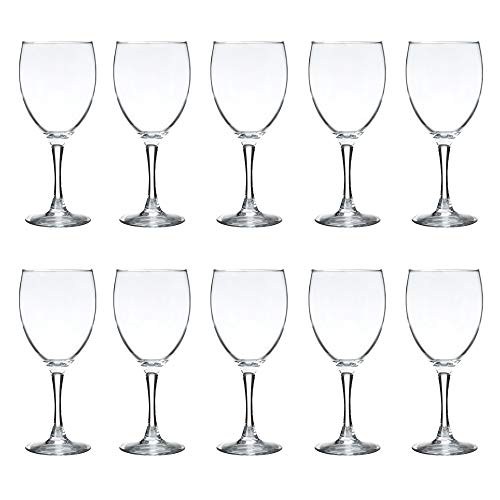 Nuance Wine Glasses by ARC 10.5 oz. Set of 10 (10 Count)
