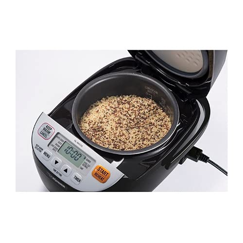 612252-NL-BAC05SB Micom Rice Cooker and Warmer, Silver Black