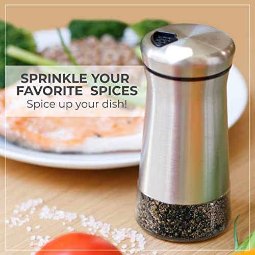 Pepper Shaker or Salt Shaker with Adjustable Pour Holes