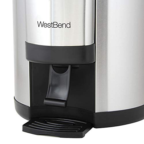57042 Coffee Urn Double Walled Stainless Steel Features Automatic Temperature Control Large Capacity with Fast Brewing and Easy Clean Up NSF Certified