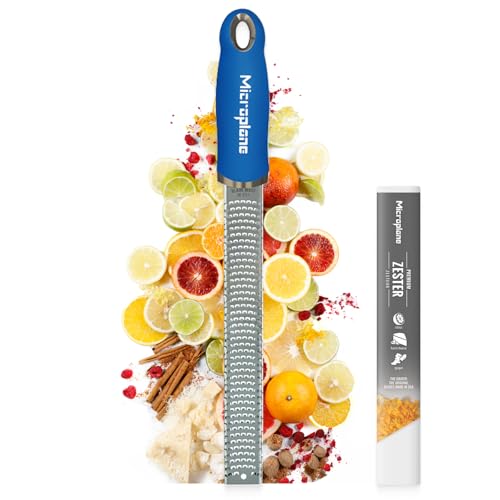 Vibrant Color Premium Classic Zester Grater in Blueberry Pop