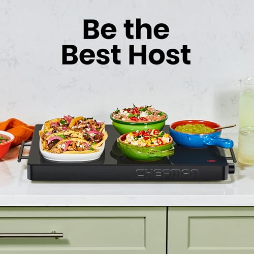 Electric Warming Tray with Adjustable Temperature Control