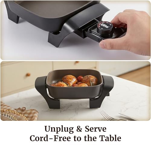 2.5Qt PFAS Free Ceramic Electric Skillet