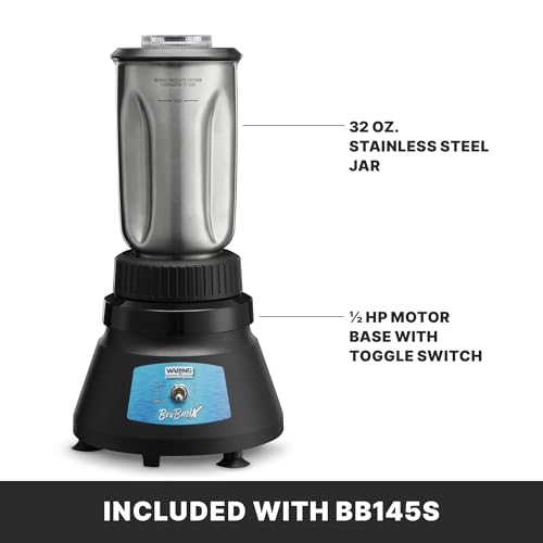 BevBasix Bar Blender with 32 oz Stainless Steel Jar