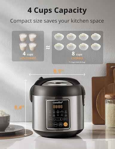 Small Rice Cooker with 10