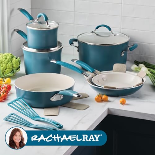 Cucina Ceramic Nonstick Cookware Pots and Pans Set