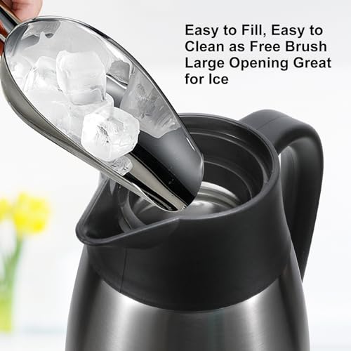 ThermoCafe 70 Oz Double Walled Vacuum Insulated Stainless Steel Carafe
