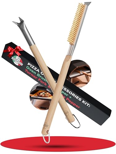 Pizza Oven Brush with Scraper