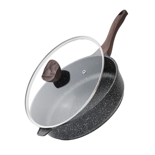 Nonstick Deep Frying Pan with Lid