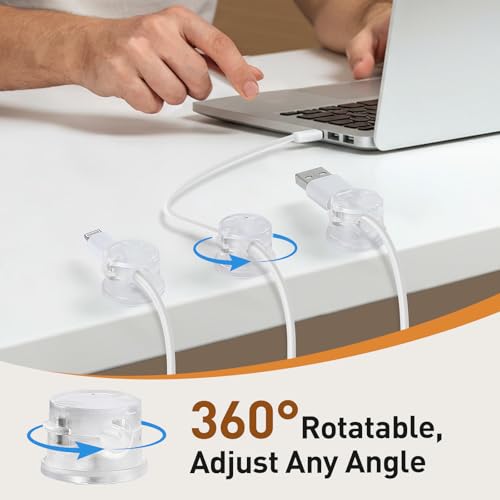 8 Pack Magnetic Cable Clips (8 Count)