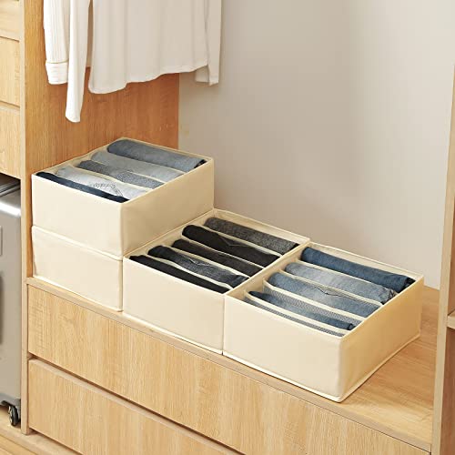 Jeans Pants Organizer for Closet (4 Count)