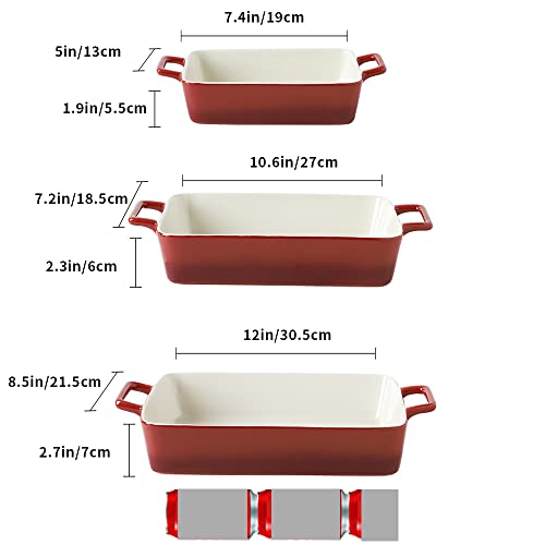Bakeware Set Ceramic Baking Dish (3 Count)