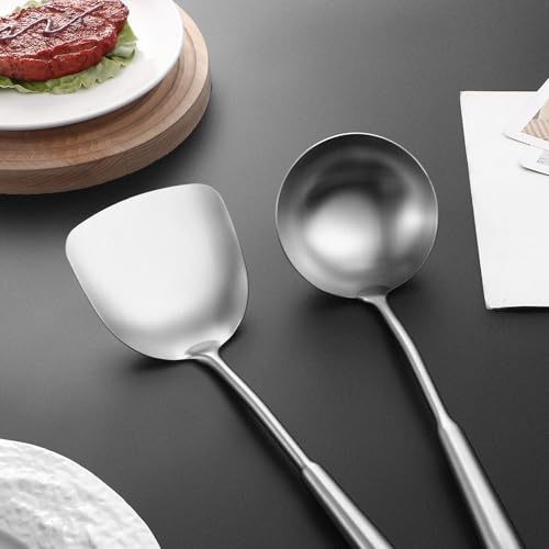 15" Wok Spatula and Ladle (4 Count)