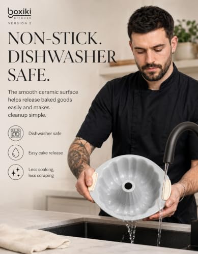 Ceramic Fluted Cake Pan