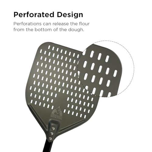 12 x 15 Perforated Aluminum Pizza Peel