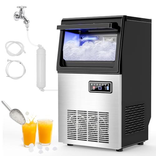 100 lbs Nugget Ice Maker Under Counter Self (1100 Count)
